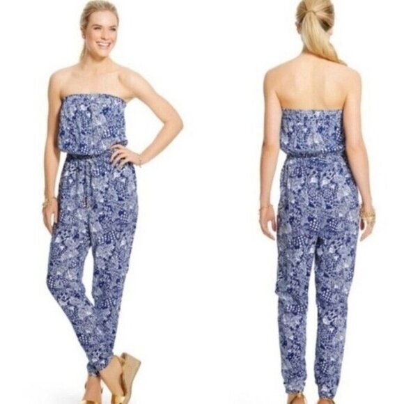 Lilly Pulitzer Strapless Women for Jumpsuit Size XS Multicolored - Picture 1 of 6